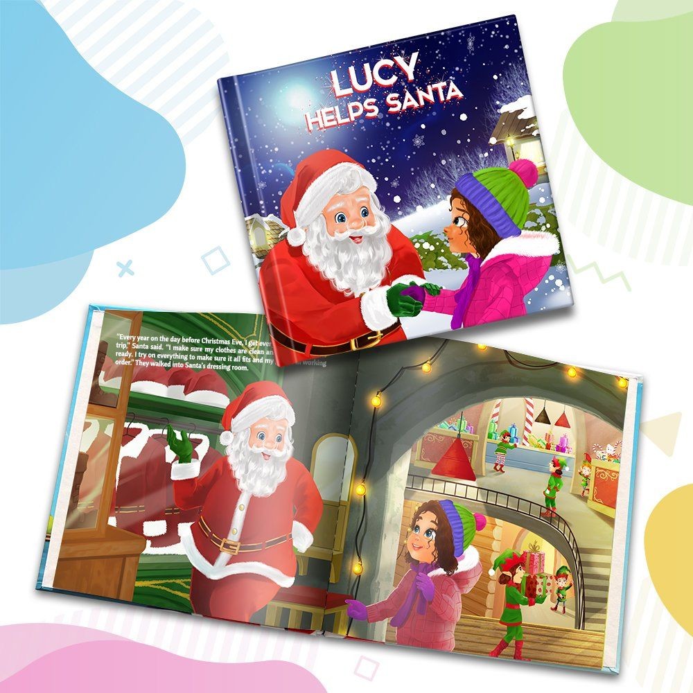 Personalized Children's Book, Santa's Story, Christmas Gift, Personali