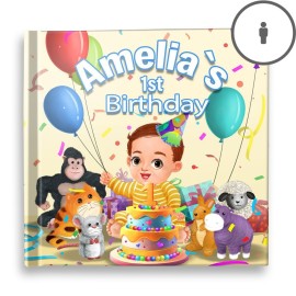 "1st Birthday" Personalized Story Book