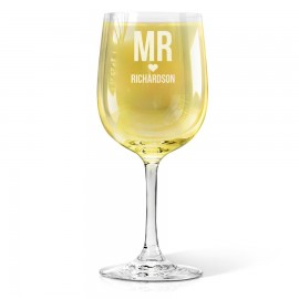 [US-Only] Mr Love Engraved Wine Glass